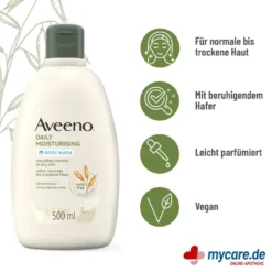 Aveeno Daily Moisturising Seifenfreies Duschgel, 500 ml