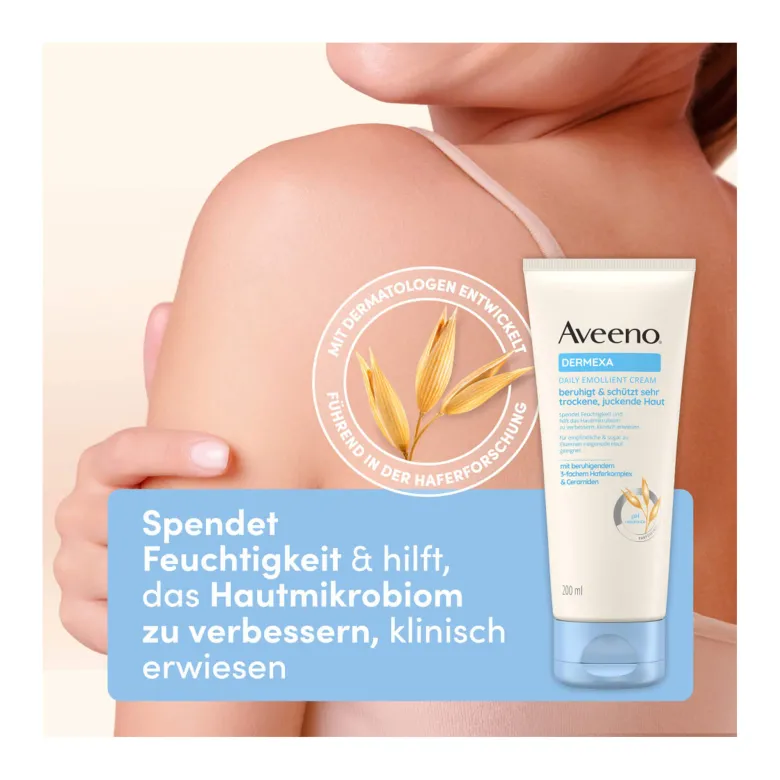 Aveeno Dermexa Emollientien Creme, 200 ml