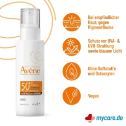 Avene Anti-Pigmentation Getöntes Fluid LSF 50+, 40 ml