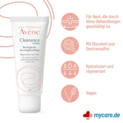 Avene Cleanance HYDRA Beruhigende Feuchtigkeitspflege, 40 ml