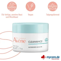 Avene Cleanance Mattierendes Aqua-Gel, 50 ml