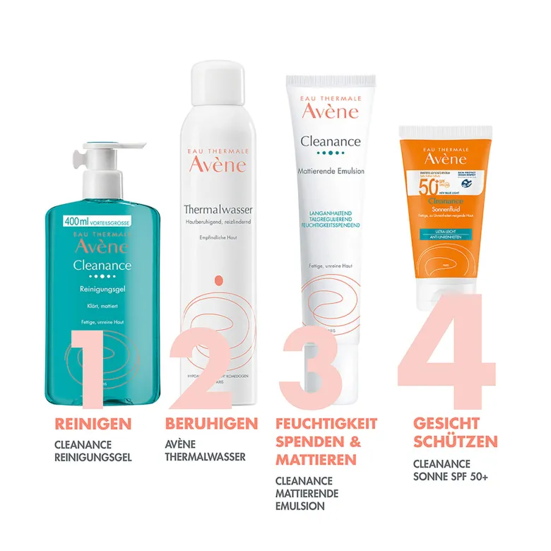 Avene Cleanance Sonnenfluid SPF 50+, 50 ml