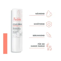 Avene Cold Cream Nutrition Reichhaltiger Lippenpflegestift, 4 g