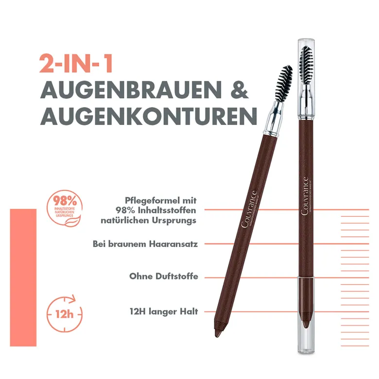 Avene Couvrance Augenbrauen-Korrekturstift dunkelbraun, 1.19 g
