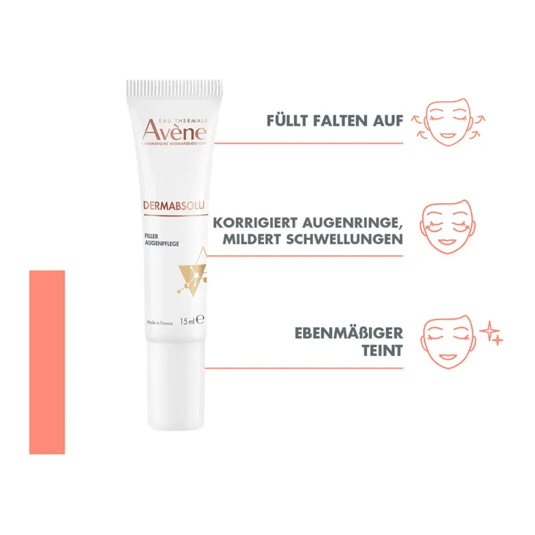 Avene DermAbsolu Filler Augenpflege, 15 ml