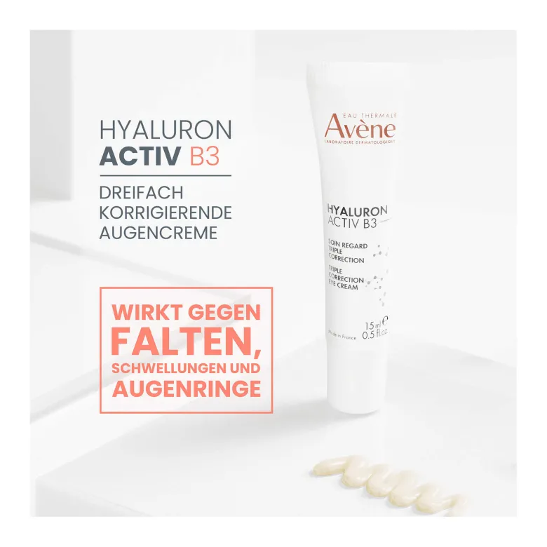 Avene Hyaluron Activ B3 Korrigierende Augenpflege, 15 ml
