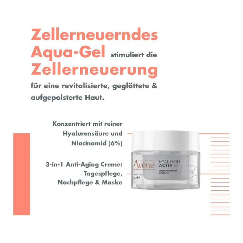 Avene Hyaluron Activ B3 Zellerneuerndes Aqua-Gel, 50 ml
