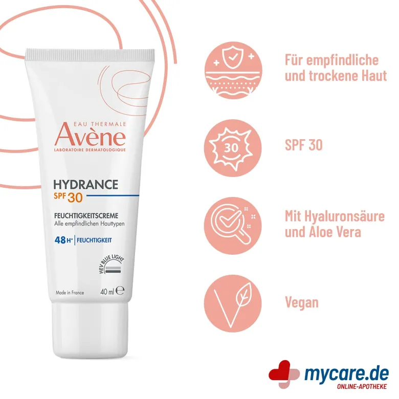 Avene Hydrance Feuchtigkeitscreme SPF 30, 40 ml