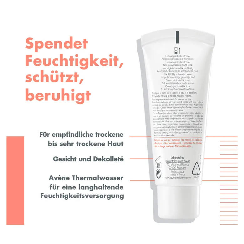 Avene Hydrance REICHHALTIG Feuchtigkeitscreme, 40 ml