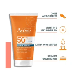 Avene Intense Protect Sonnenfluid SPF 50+, 150 ml