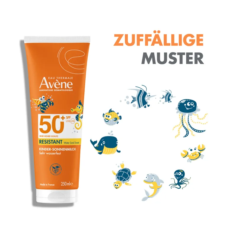 Avene Kinder-Sonnenmilch SPF 50+, 250 ml