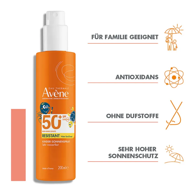 Avene Kinder-Sonnenspray SPF 50+, 200 ml