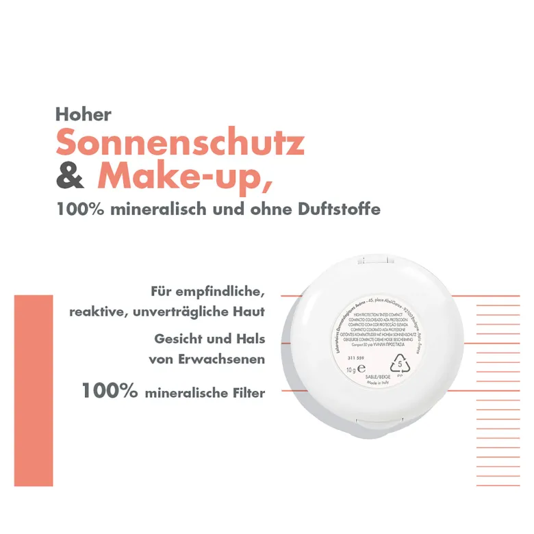 Avene Kompaktsonnencreme Gold SPF 50, 10 g