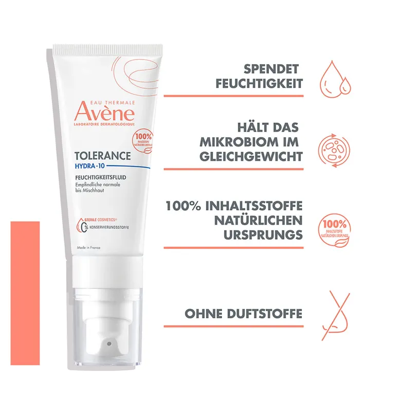 Avene Tolerance HYDRA-10 Feuchtigkeitsfluid, 40 ml