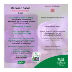 A.Vogel Menosan Salvia Tabletten, 30 St