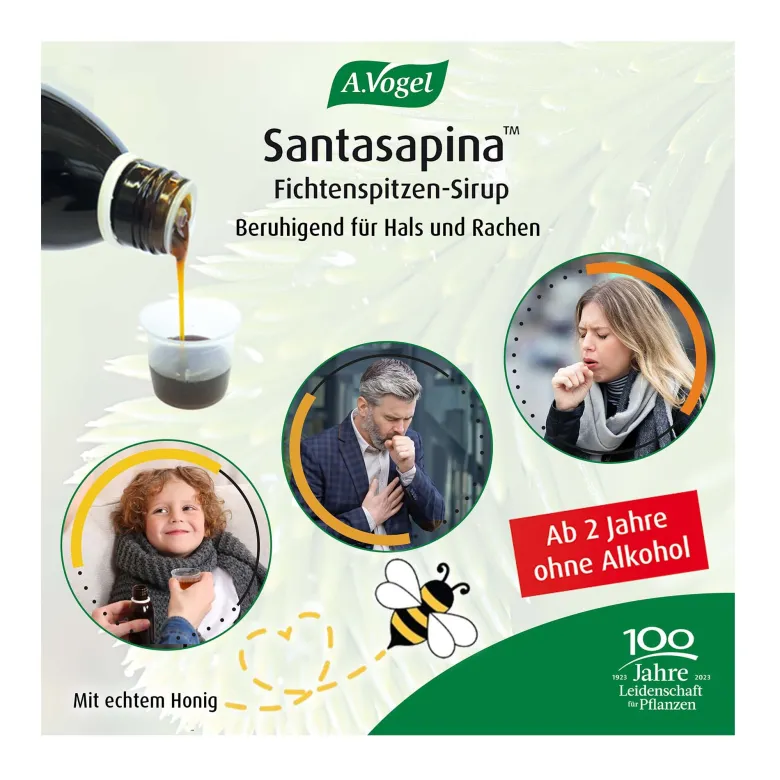 A.Vogel Santasapina Fichtenspitzen-Sirup, 200 ml