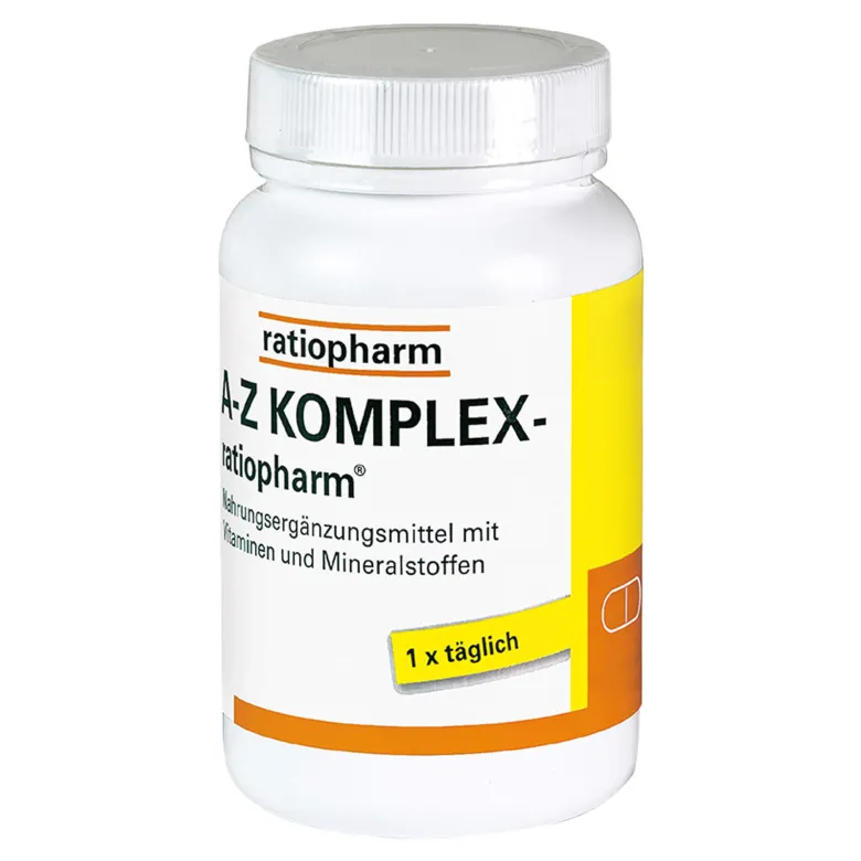 A-Z Komplex ratiopharm - mit 23 Vitaminen & Mineralstoffen, 100 St