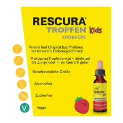 Bachblüten Original Rescura Kids Tropfen Erdbeer alkoholfrei, 10 ml