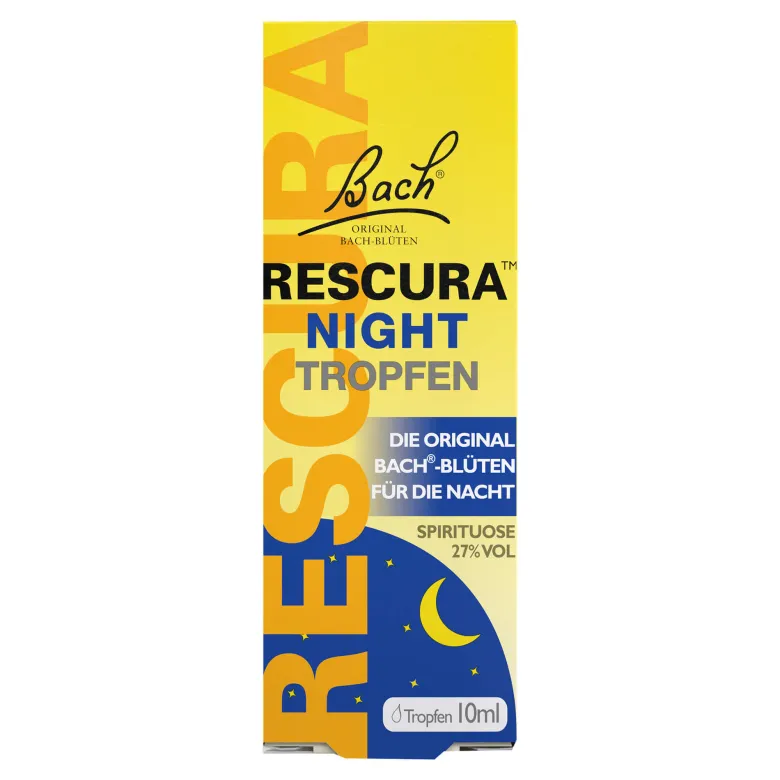 Bachblüten Original Rescura Night Tropfen mit Alkohol, 10 ml