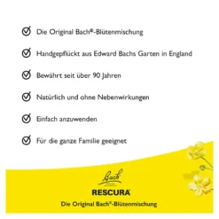 Bachblüten Original Rescura Night Tropfen mit Alkohol, 10 ml