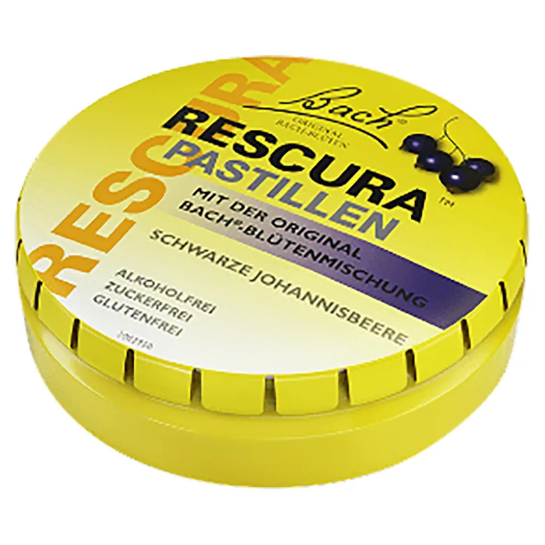 Bachblüten Original Rescura Pastillen schwarze Johannisbeere, 50 g