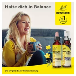 Bachblüten Original Rescura Spray mit Alkohol, 20 ml