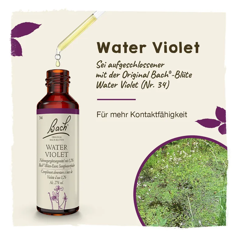 Bachblüte Water Violet, 20 ml