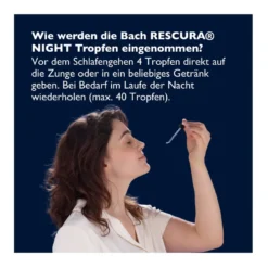 Bach Rescura Night Tropfen alkoholfrei, 20 ml