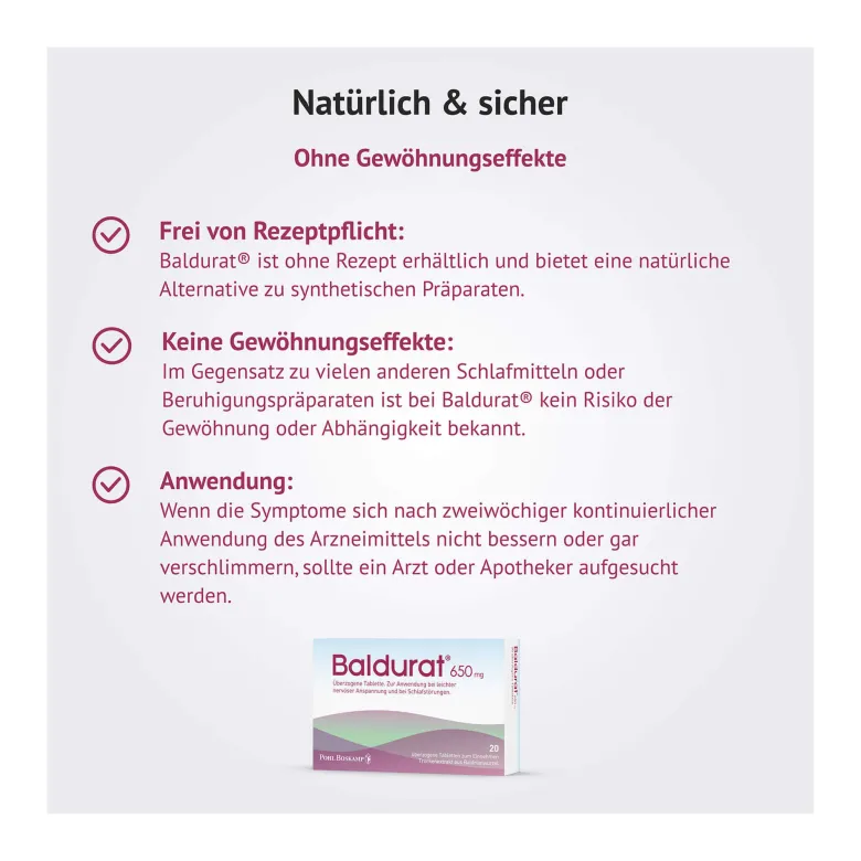 Baldurat bei Schlafstörungen, 50 St