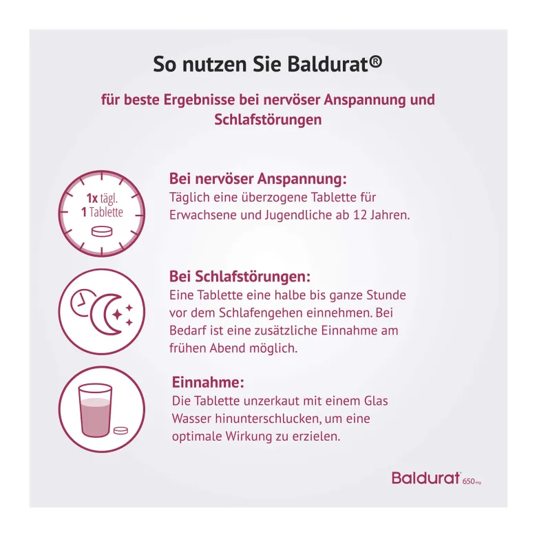 Baldurat bei Schlafstörungen, 50 St