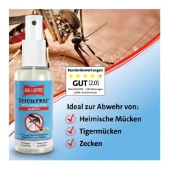 Ballistol Stichfrei Classic Pumpspray Mückenschutz, 100 ml