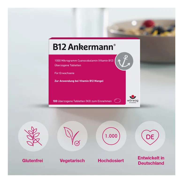 B12 Ankermann überzogene Tabletten, 100 St