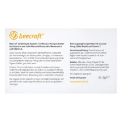 Beecraft Gelee Royale mit Manuka-Honig, 60 St