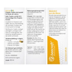 Beecraft Propolis Kids Tropfen 20%, 30 ml