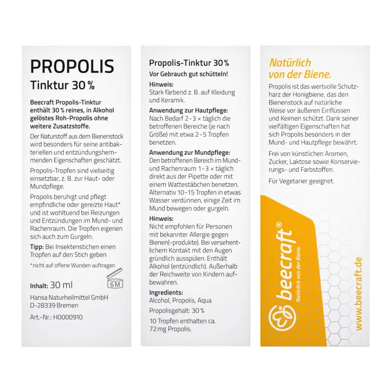 Beecraft Propolis-Tinktur 30%, 30 ml