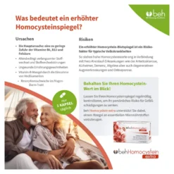Beh Homocystein extra Kapseln, 90 St