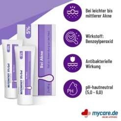 Benzaknen 5% Gel, 2X40 g