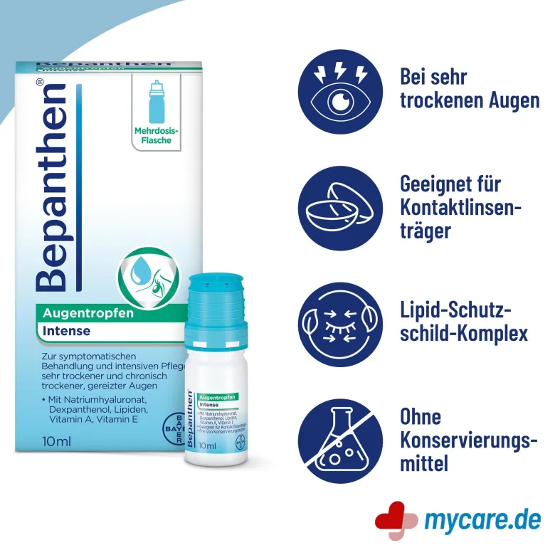 Bepanthen Augentropfen Intense, 10 ml