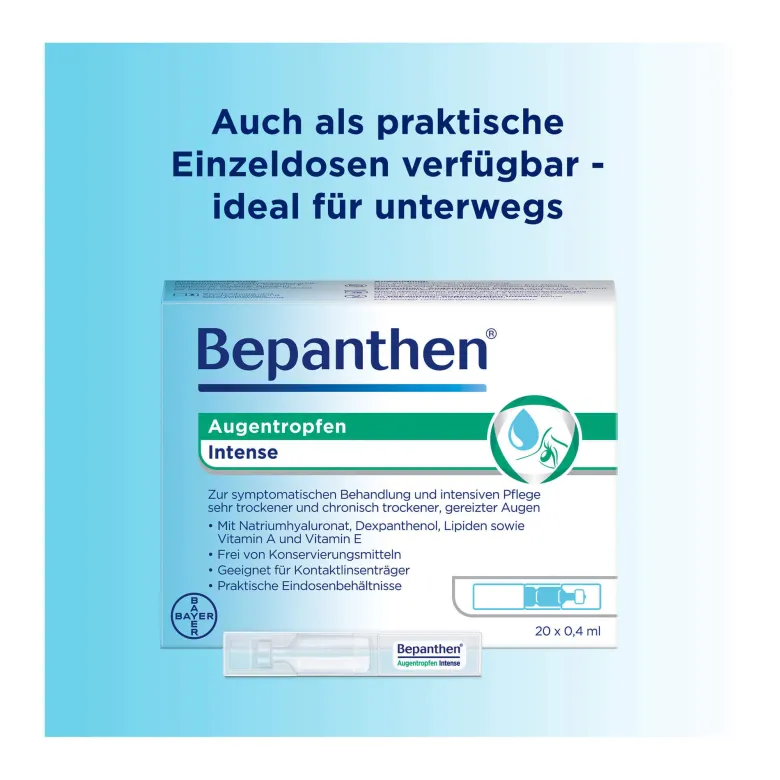 Bepanthen Augentropfen Intense, 10 ml