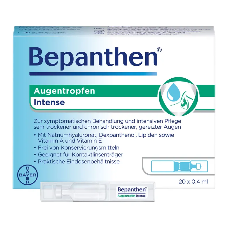 Bepanthen Augentropfen Intense, 20X0.4 ml