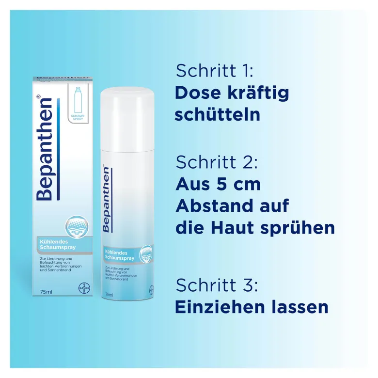 Bepanthen Kühlendes Schaumspray, 75 ml