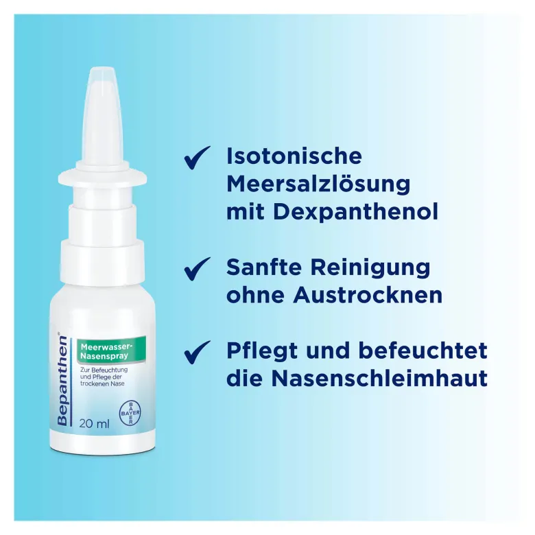 Bepanthen Meerwasser-Nasenspray, 20 ml