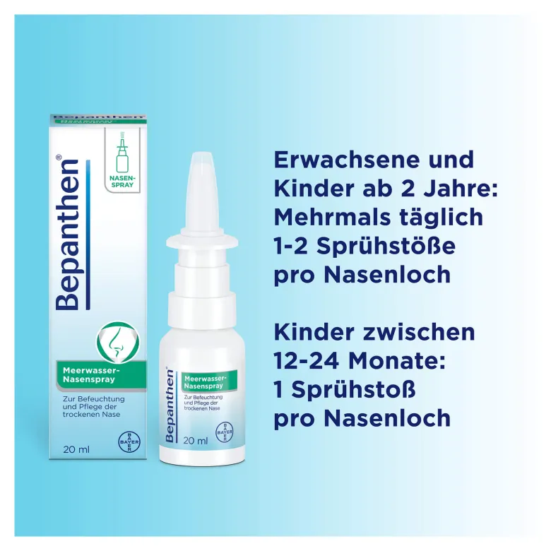 Bepanthen Meerwasser-Nasenspray, 20 ml