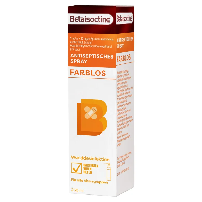 Betaisoctine 1 mg/ml + 20 mg/ml Spray, 250 ml