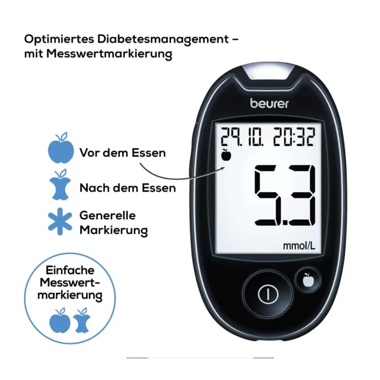 Beurer GL44 Blutzuckermessgerät mmol/l, 1 St