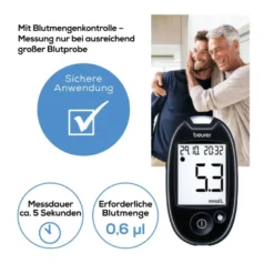 Beurer GL44 Blutzuckermessgerät mmol/l, 1 St