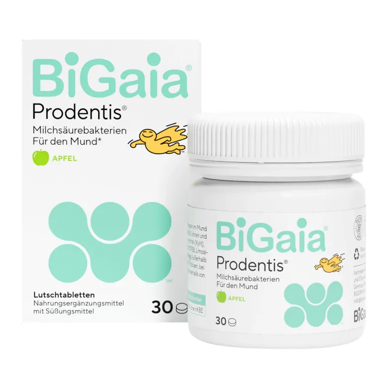 BiGaia Prodentis Lutschtabletten Apfel, 30 St