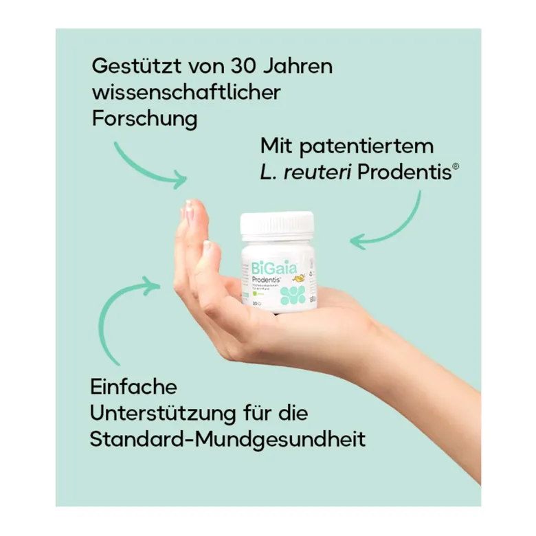 BiGaia Prodentis Lutschtabletten Apfel, 30 St