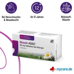 Bilastin ADGC 20 mg Tabletten bei Allergie, 100 St