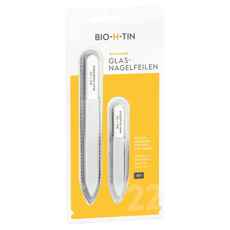 Bio-H-Tin Glas-Nagelfeile Set, 1 St